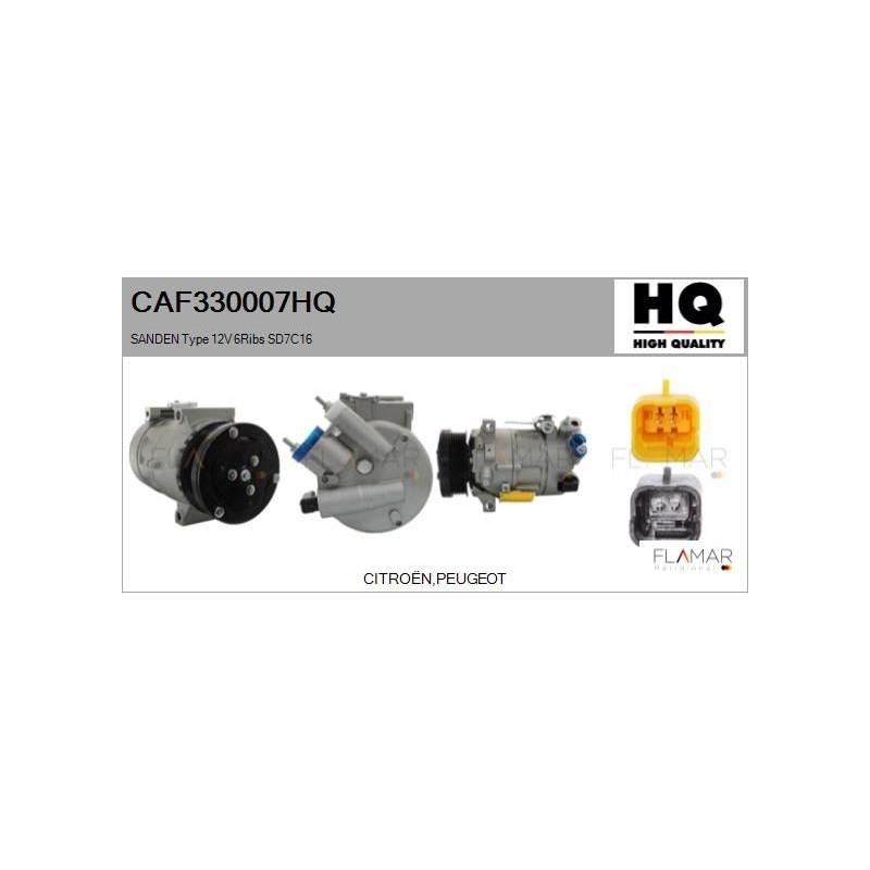 FLAMAR CAF330007HQ Compresor, aire acondicionado - 1