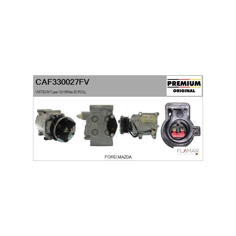 FLAMAR CAF330027FV Compresor, aire acondicionado - 1