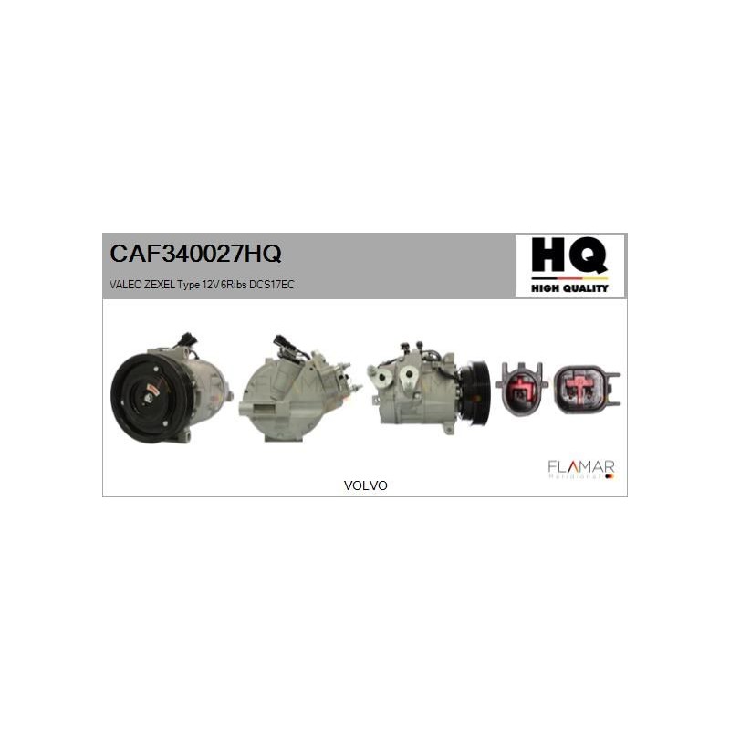 FLAMAR CAF340027HQ Compresor, aire acondicionado - 1