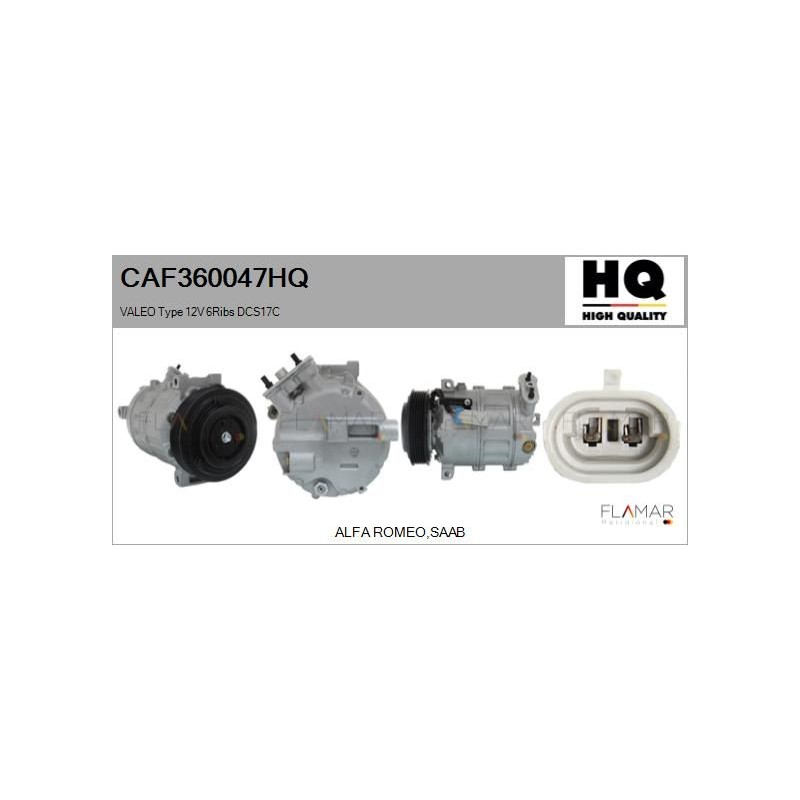 FLAMAR CAF360047HQ Compresor, aire acondicionado - 1