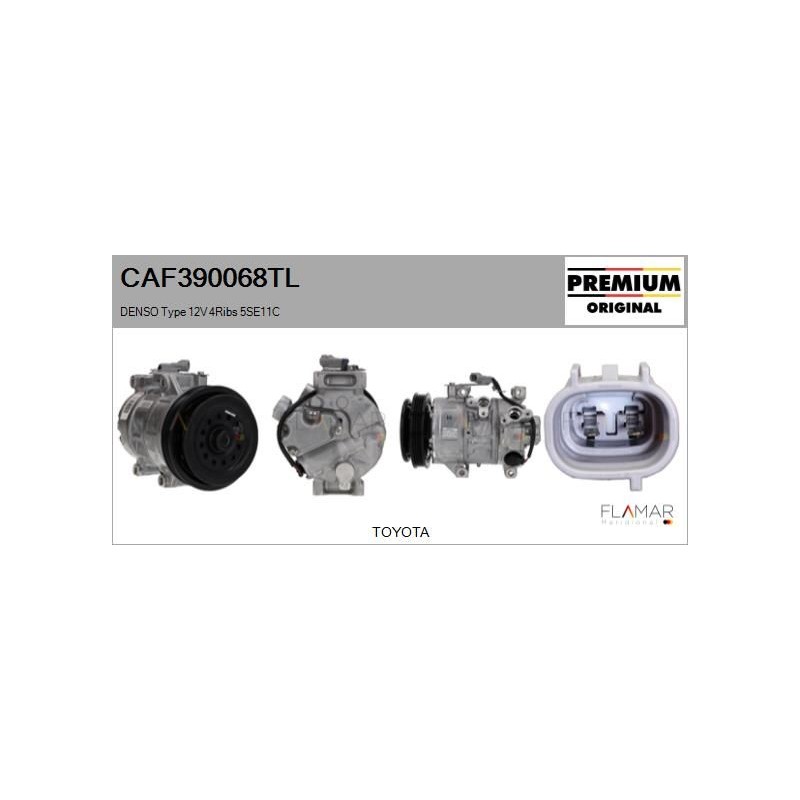 FLAMAR CAF390068TL Compresor, aire acondicionado