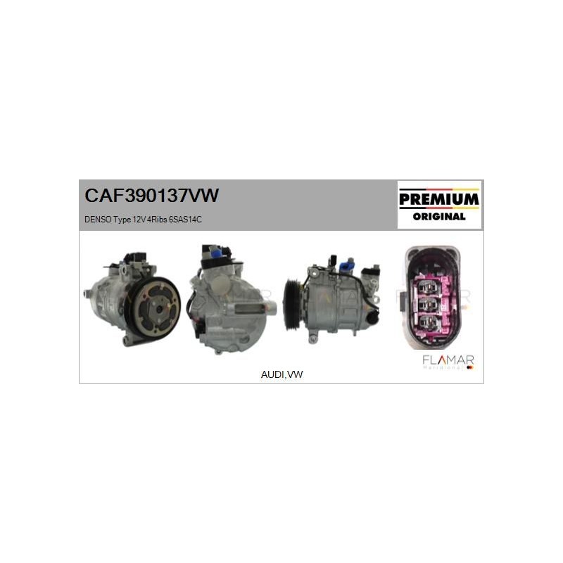 FLAMAR CAF390137VW Compresor, aire acondicionado - 1