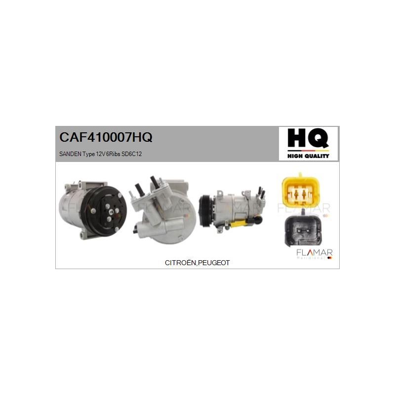 FLAMAR CAF410007HQ Compresor, aire acondicionado - 1