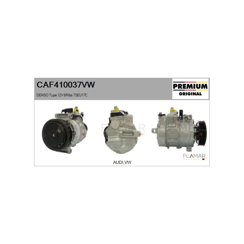 FLAMAR CAF410037VW Compresor, aire acondicionado - 1