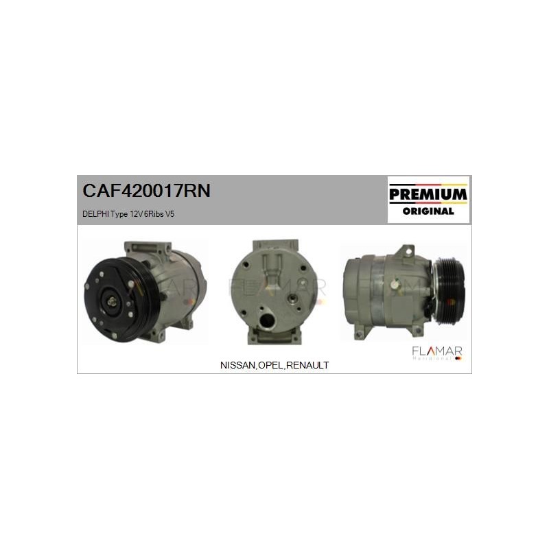 FLAMAR CAF420017RN Compresor, aire acondicionado - 1