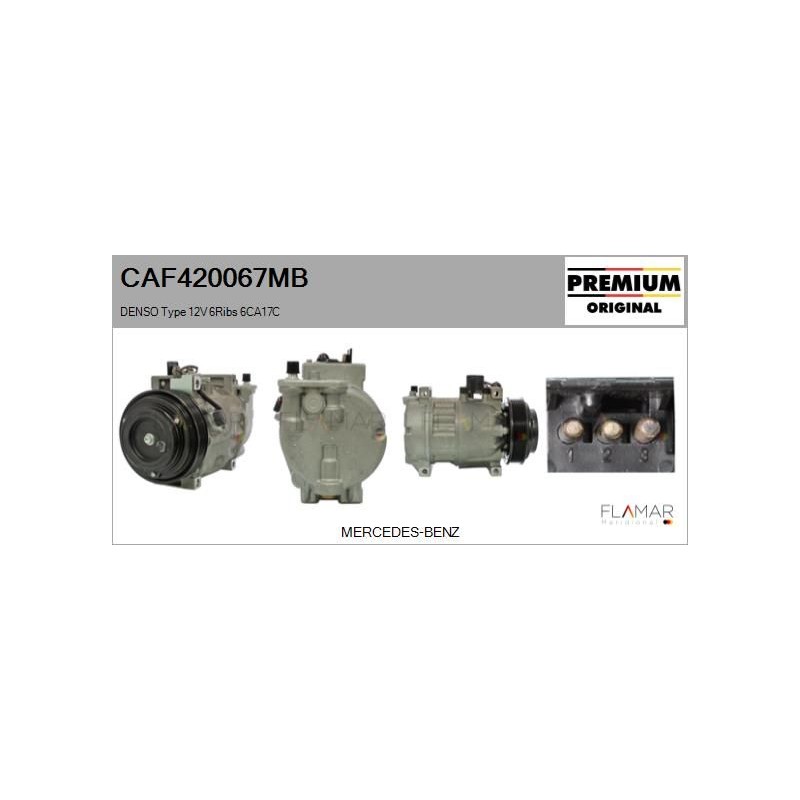FLAMAR CAF420067MB Compresor, aire acondicionado - 1