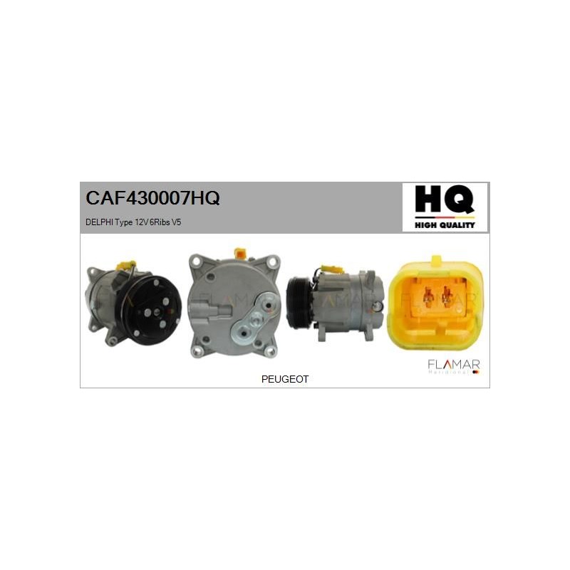 FLAMAR CAF430007HQ Compresor, aire acondicionado - 1