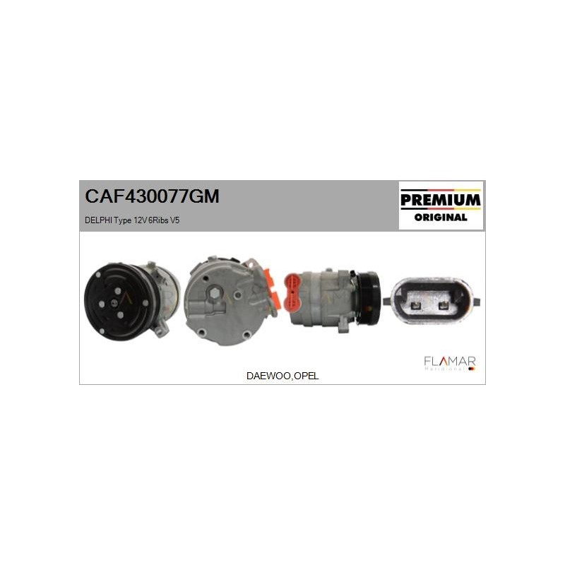 FLAMAR CAF430077GM Compresor, aire acondicionado - 1
