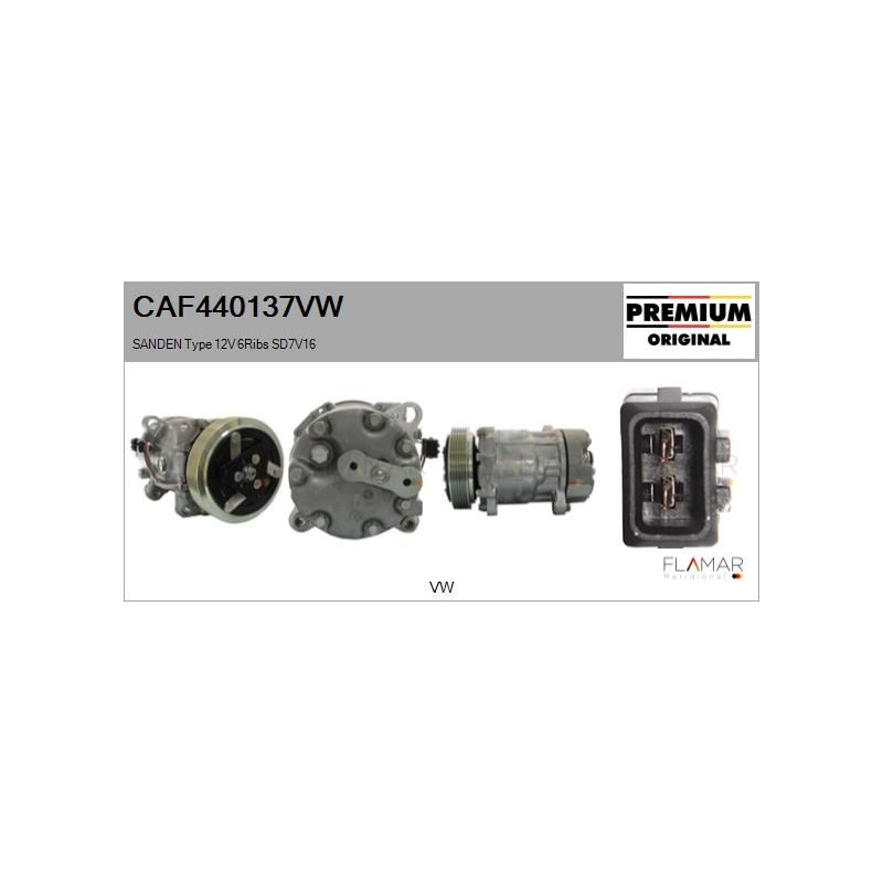 FLAMAR CAF440137VW Compresor, aire acondicionado - 1