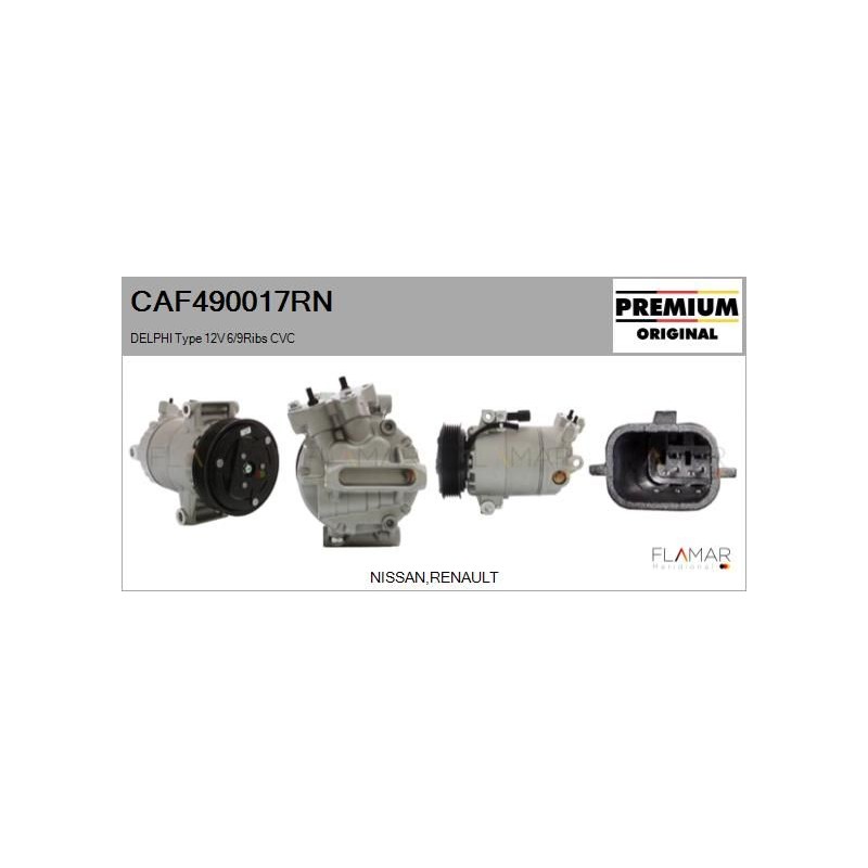 FLAMAR CAF490017RN Compresor, aire acondicionado - 1