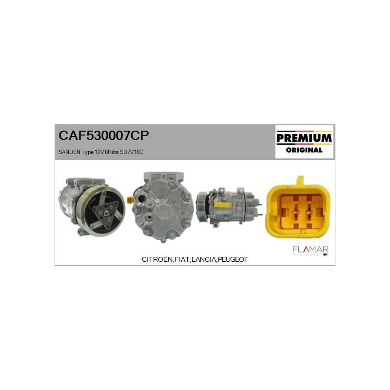 FLAMAR CAF530007CP Compresor, aire acondicionado - 1