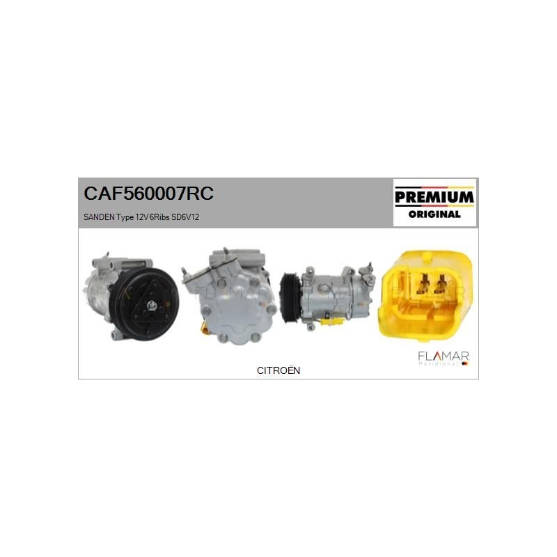 FLAMAR CAF560007RC Compresor, aire acondicionado - 1