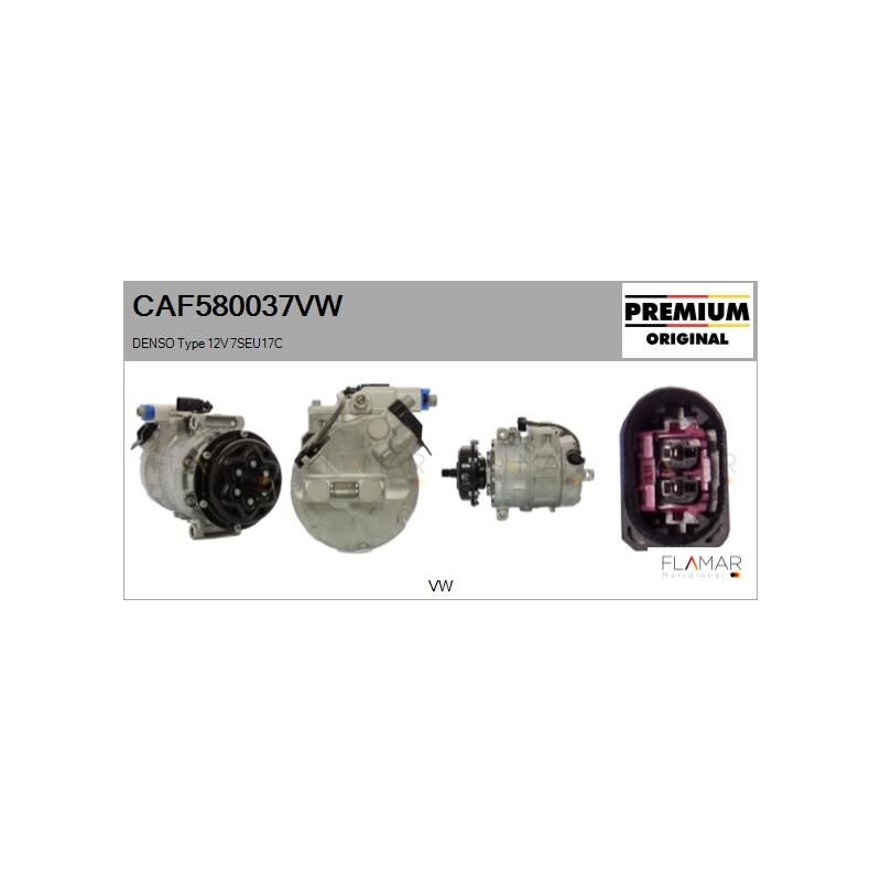 FLAMAR CAF580037VW Compresor, aire acondicionado - 1