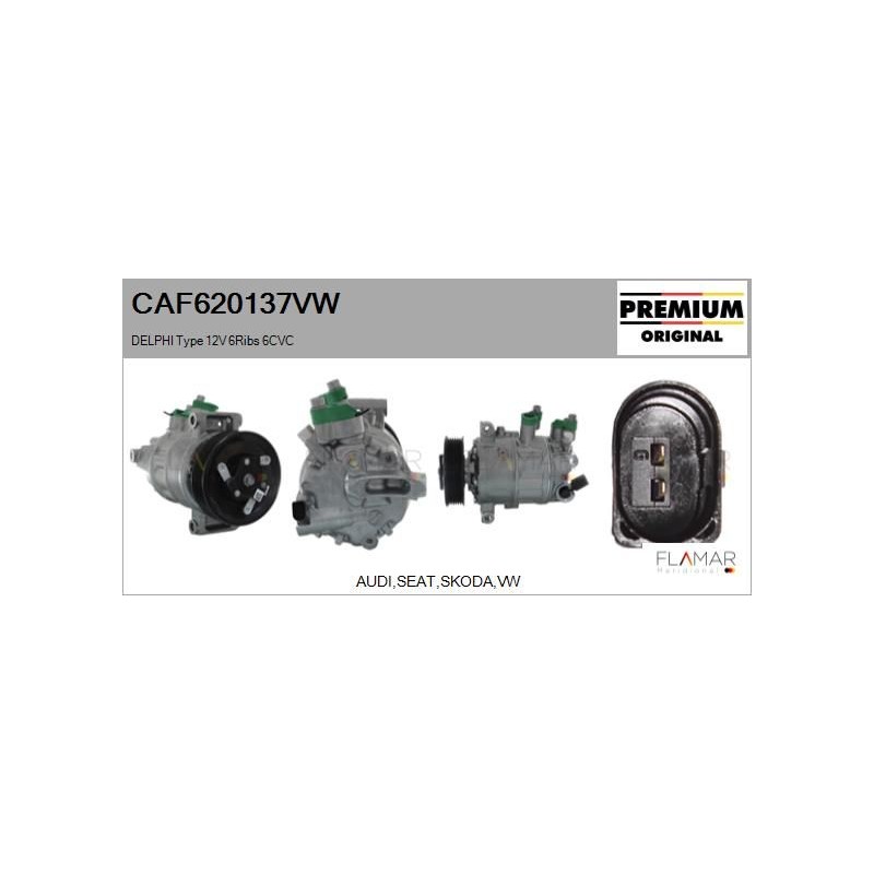 FLAMAR CAF620137VW Compresor, aire acondicionado - 1