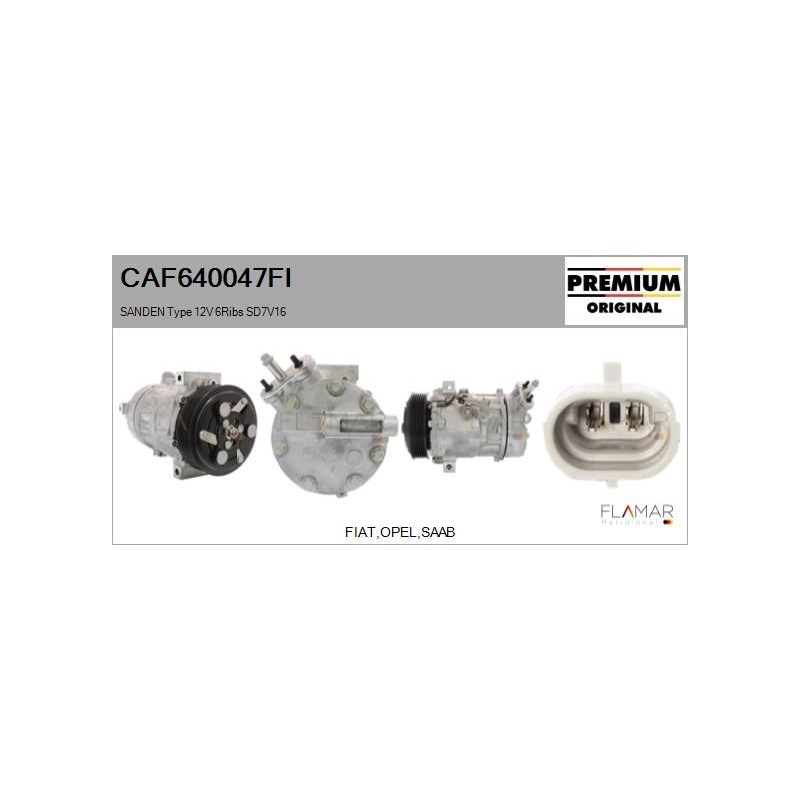 FLAMAR CAF640047FI Compresor, aire acondicionado - 1