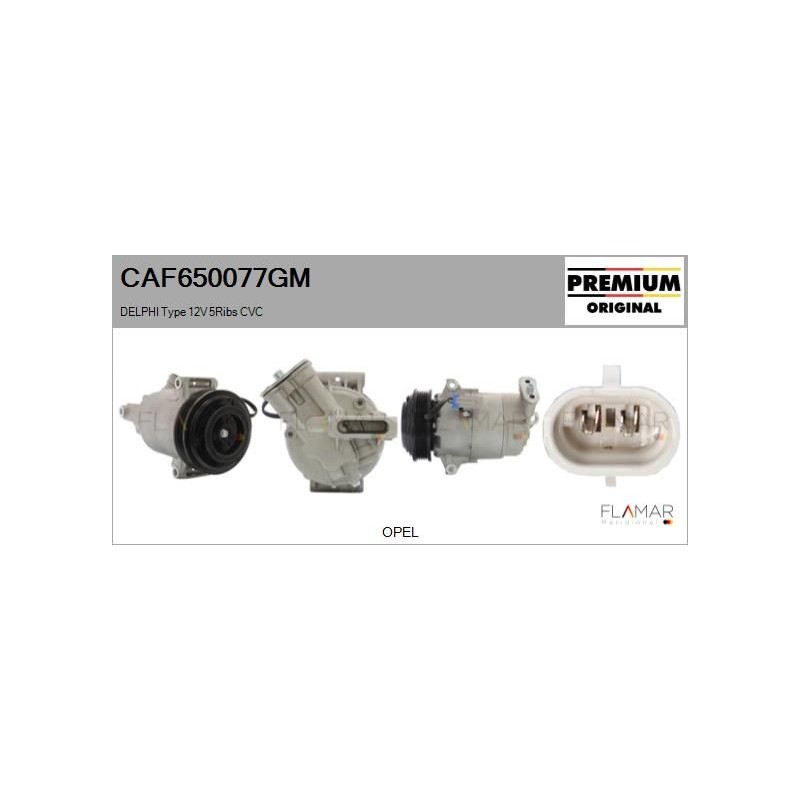 FLAMAR CAF650077GM Compresor, aire acondicionado - 1
