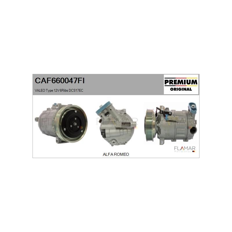 FLAMAR CAF660047FI Compresor, aire acondicionado - 1