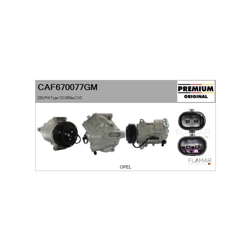 FLAMAR CAF670077GM Compresor, aire acondicionado - 1