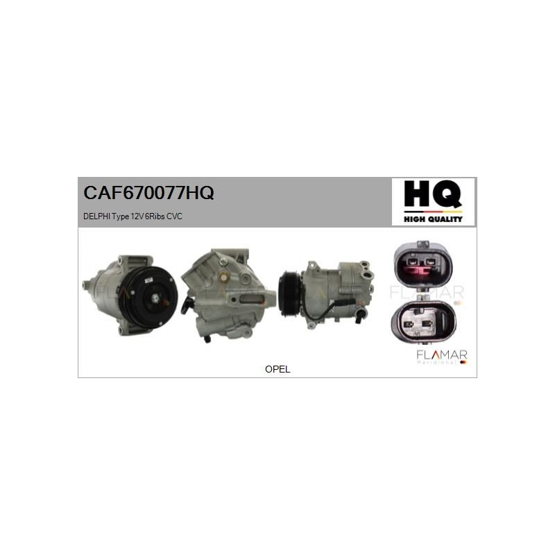 FLAMAR CAF670077HQ Compresor, aire acondicionado - 1