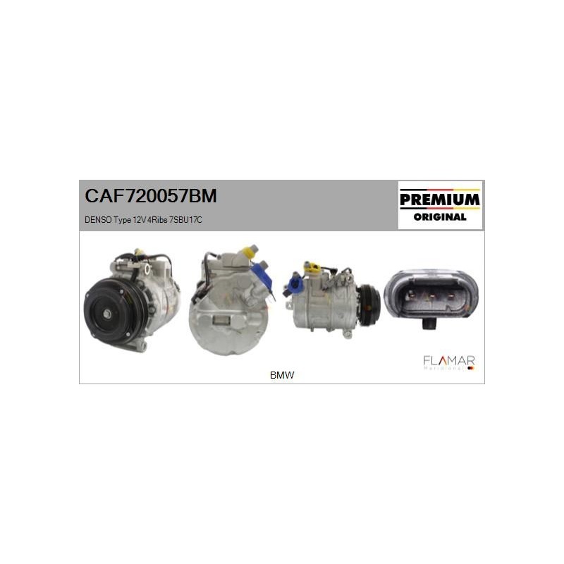 FLAMAR CAF720057BM Compresor, aire acondicionado - 1