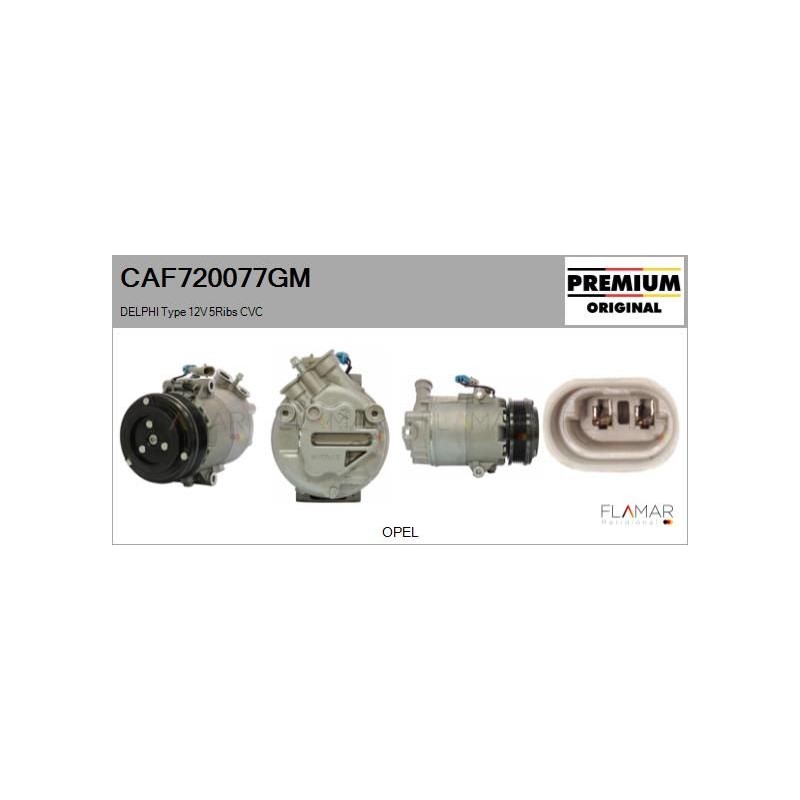 FLAMAR CAF720077GM Compresor, aire acondicionado - 1