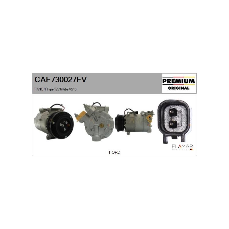 FLAMAR CAF730027FV Compresor, aire acondicionado - 1