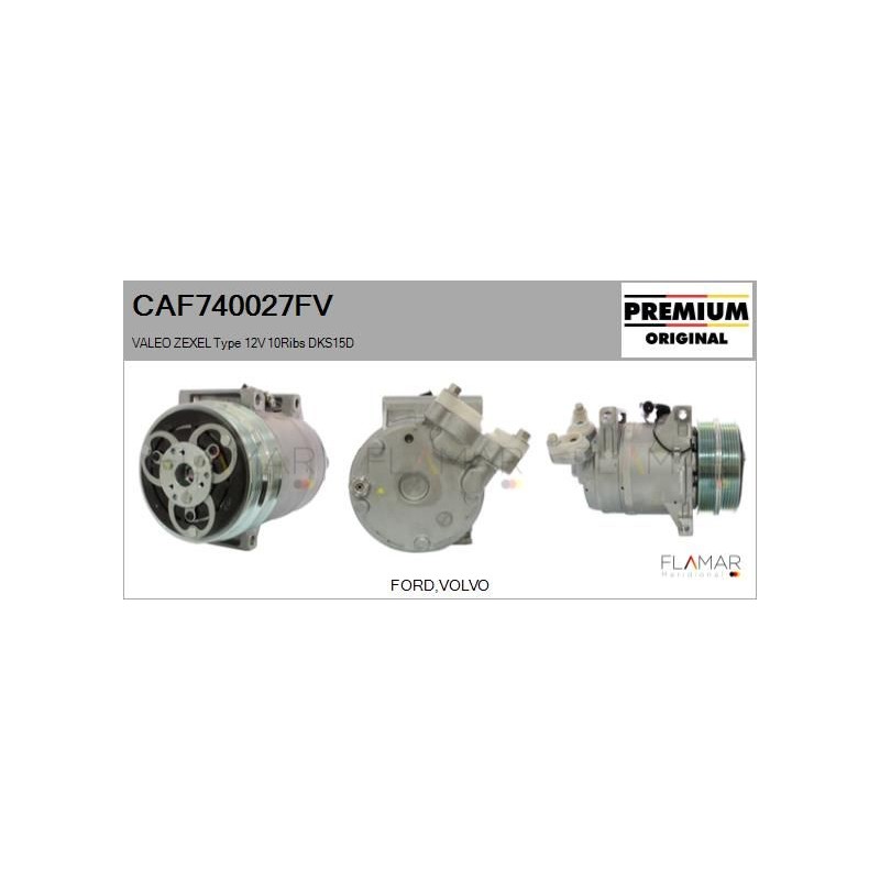 FLAMAR CAF740027FV Compresor, aire acondicionado - 1