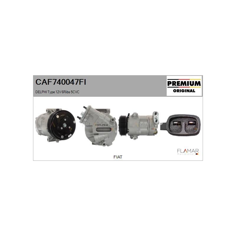 FLAMAR CAF740047FI Compresor, aire acondicionado - 1