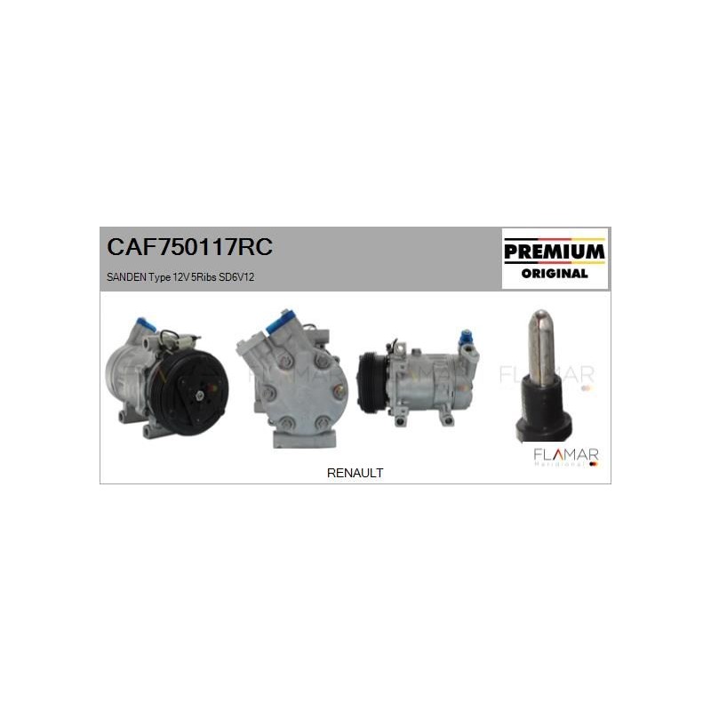 FLAMAR CAF750117RC Compresor, aire acondicionado - 1