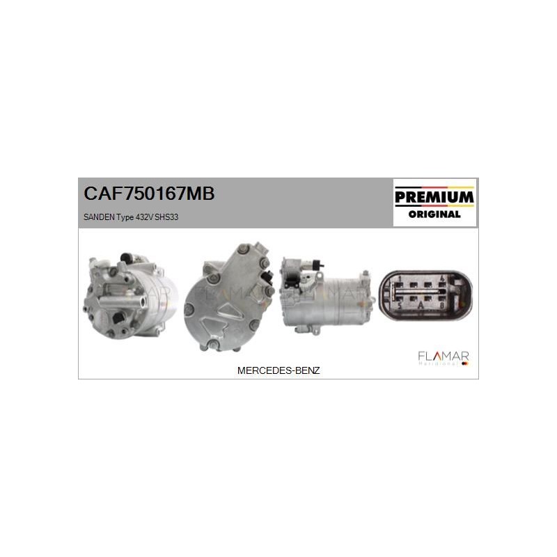 FLAMAR CAF750167MB Compresor, aire acondicionado - 1