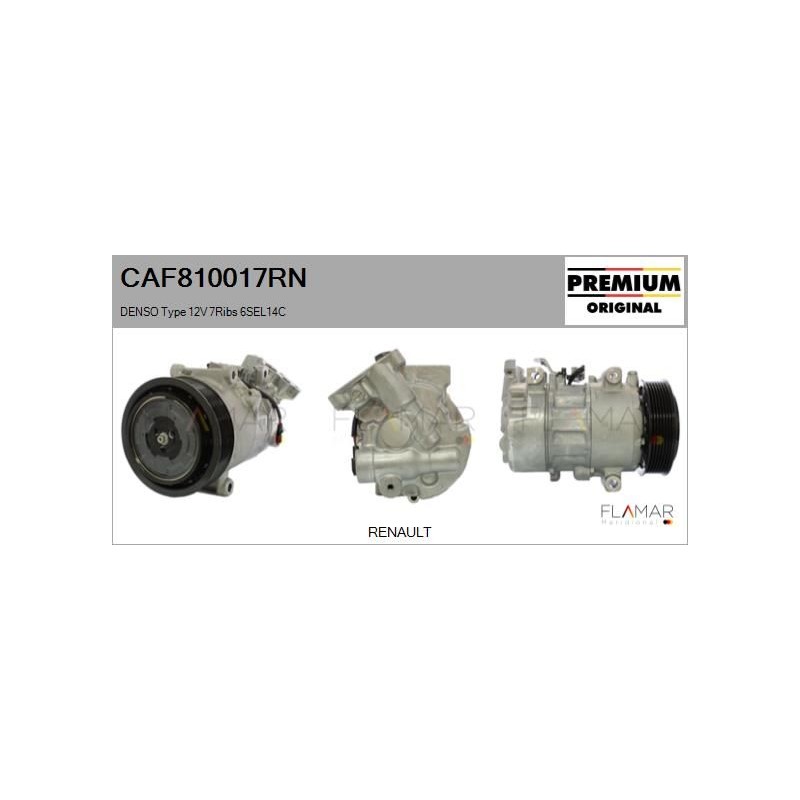 FLAMAR CAF810017RN Compresor, aire acondicionado - 1