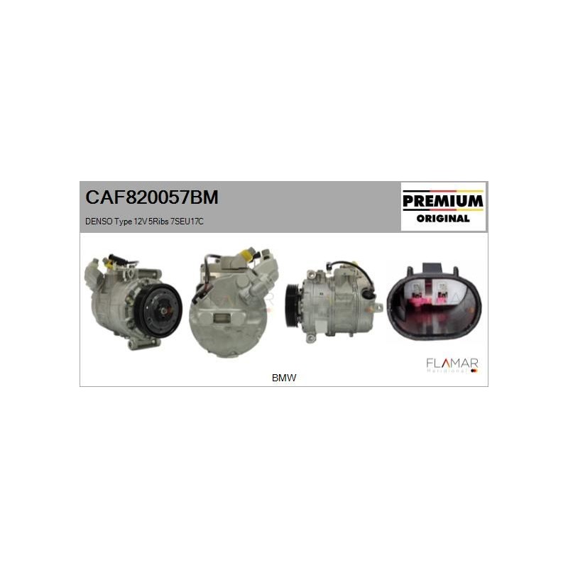 FLAMAR CAF820057BM Compresor, aire acondicionado - 1