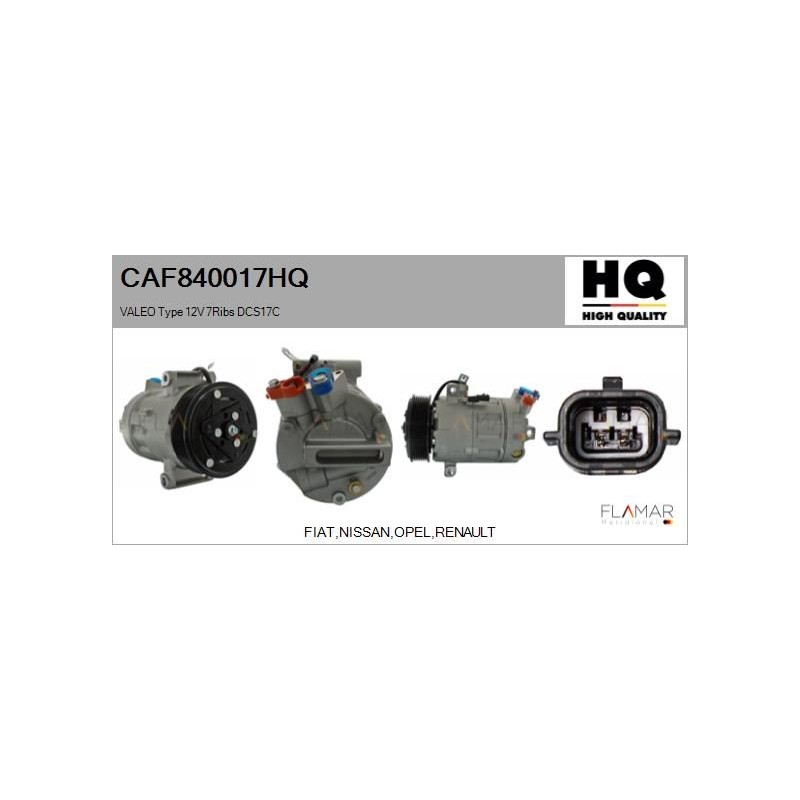 FLAMAR CAF840017HQ Compresor, aire acondicionado - 1