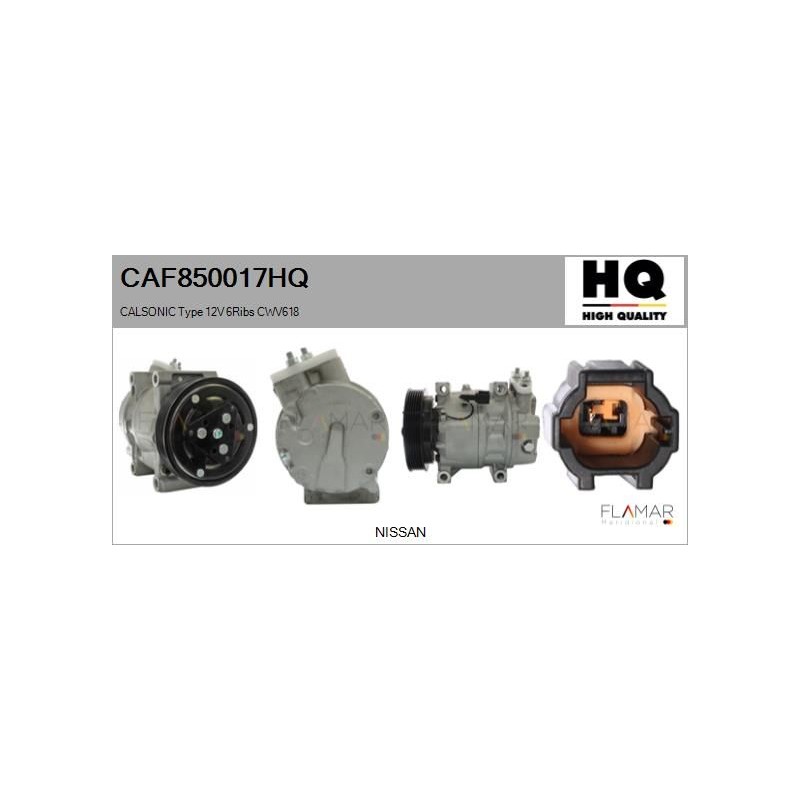 FLAMAR CAF850017HQ Compresor, aire acondicionado - 1