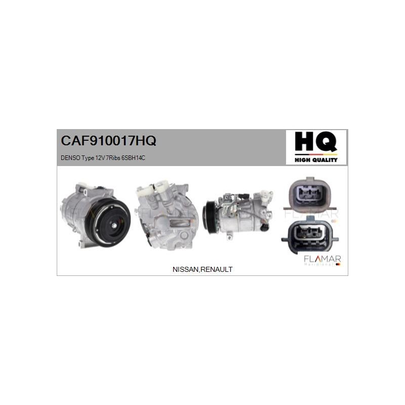 FLAMAR CAF910017HQ Compresor, aire acondicionado - 1