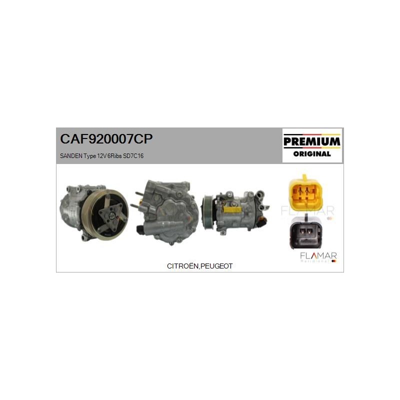 FLAMAR CAF920007CP Compresor, aire acondicionado - 1