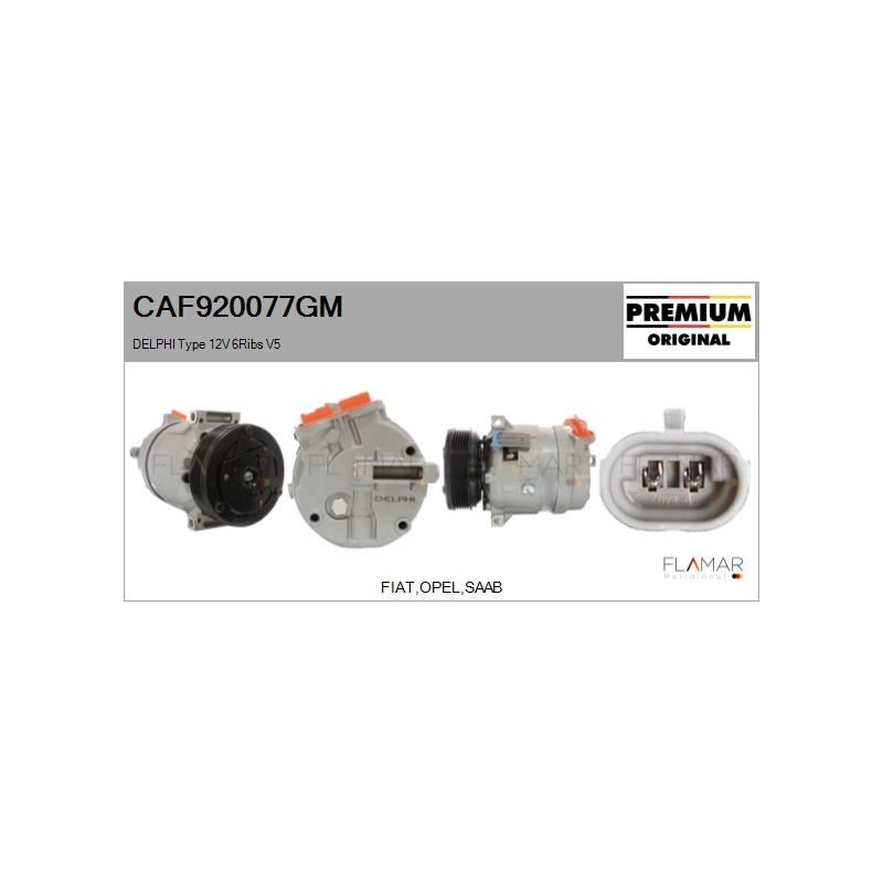 FLAMAR CAF920077GM Compresor, aire acondicionado - 1