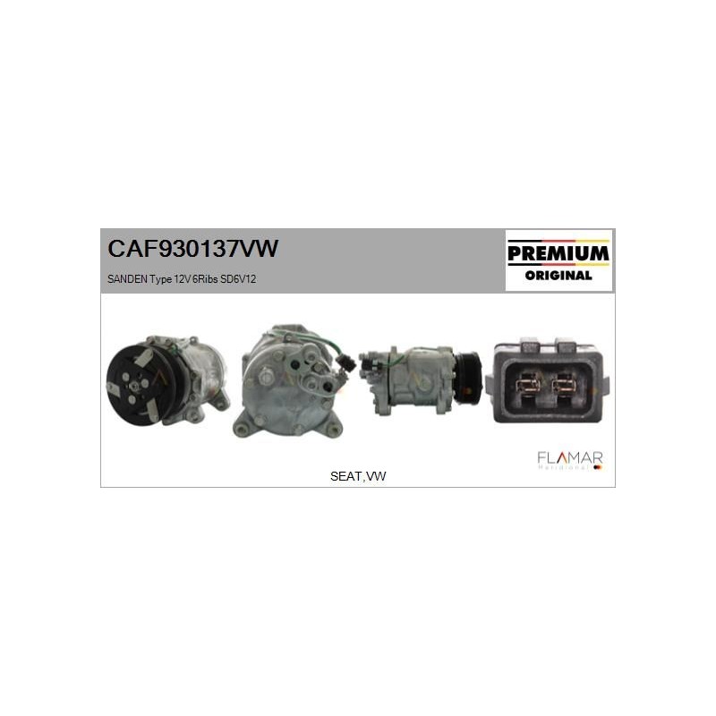 FLAMAR CAF930137VW Compresor, aire acondicionado - 1