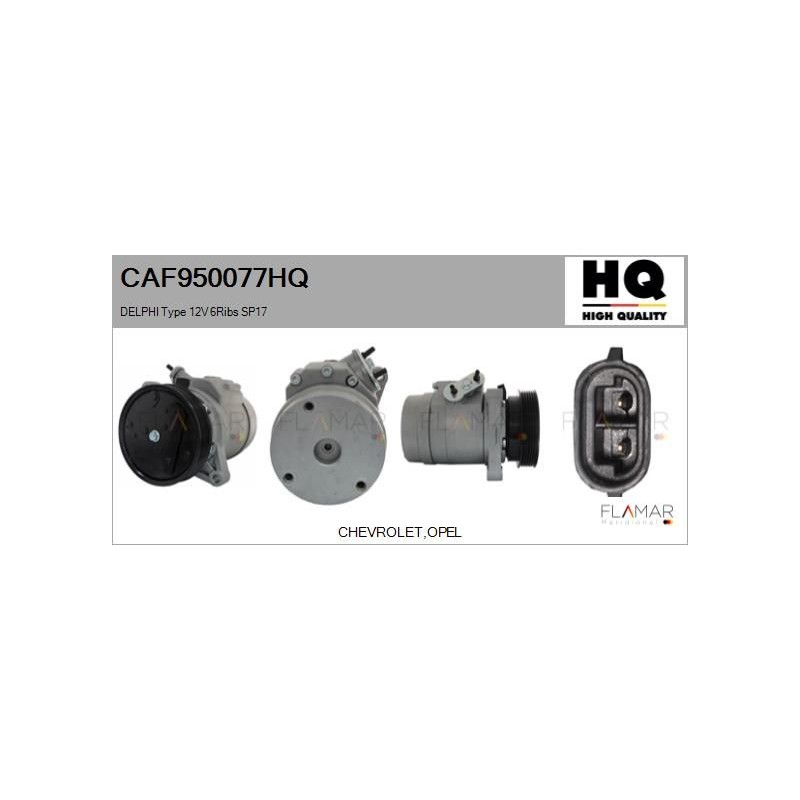 FLAMAR CAF950077HQ Compresor, aire acondicionado - 1