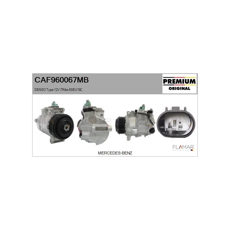 FLAMAR CAF960067MB Compresor, aire acondicionado - 1