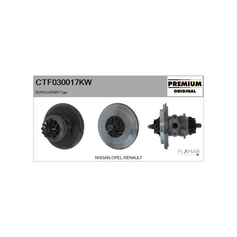 FLAMAR CTF030017KW Conjunto de piezas, turbocompresor - 1