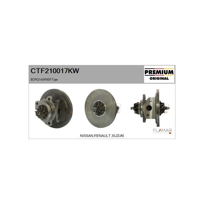 FLAMAR CTF210017KW Conjunto de piezas, turbocompresor - 1