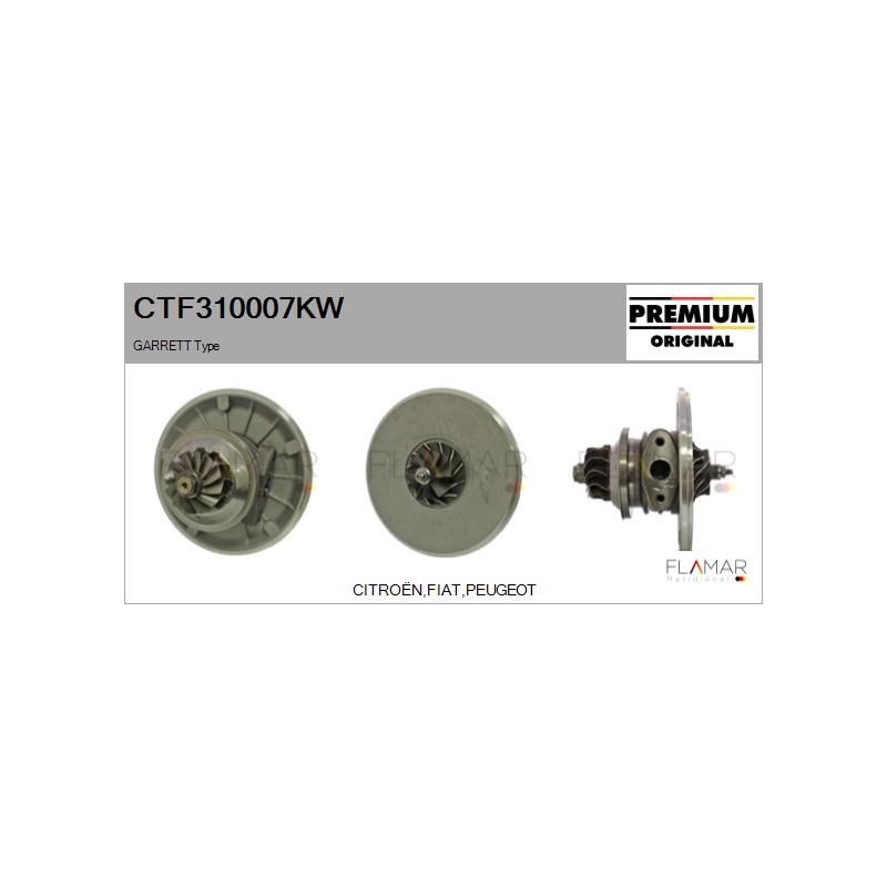 FLAMAR CTF310007KW Conjunto de piezas, turbocompresor - 1