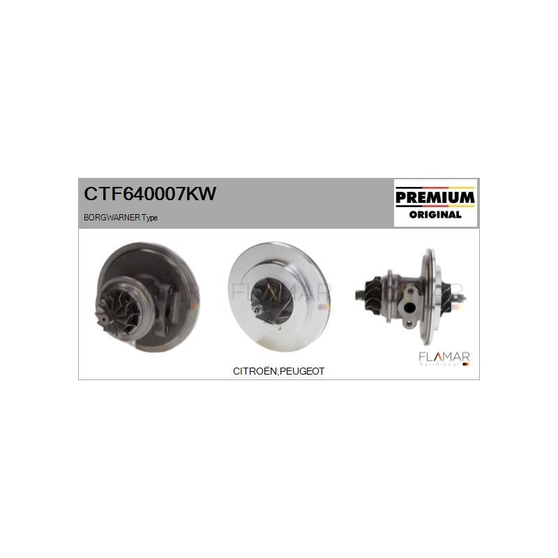 FLAMAR CTF640007KW Conjunto de piezas, turbocompresor - 1