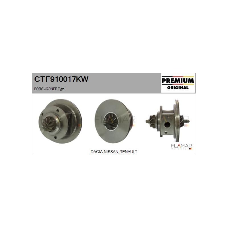 FLAMAR CTF910017KW Conjunto de piezas, turbocompresor - 1