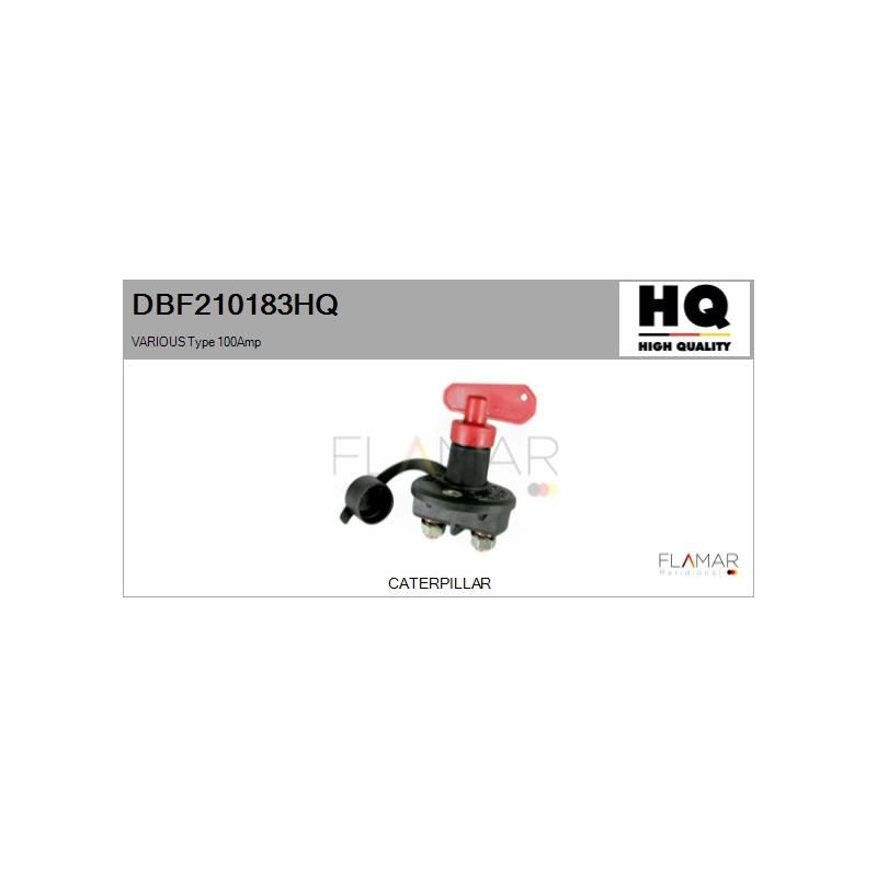 FLAMAR DBF210183HQ Interruptor principal, batería - 1