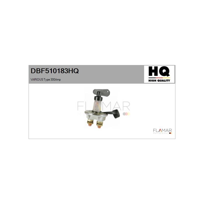 FLAMAR DBF510183HQ Interruptor principal, batería - 1