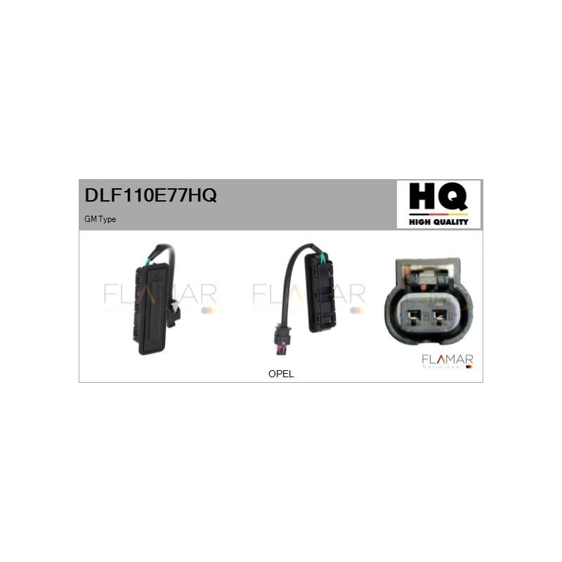 FLAMAR DLF110E77HQ Conmutador, tapa maletero - 1