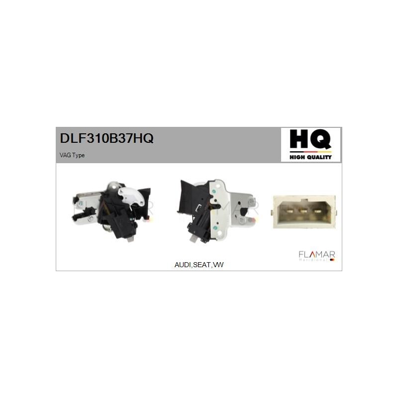 FLAMAR DLF310B37HQ Cerradura de la puerta del maletero - 1