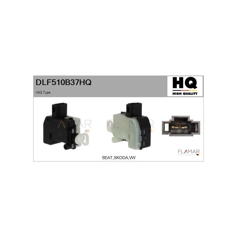 FLAMAR DLF510B37HQ Cerradura de la puerta del maletero - 1